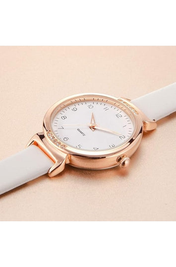 Women's Analog Watch with Silicone Strap