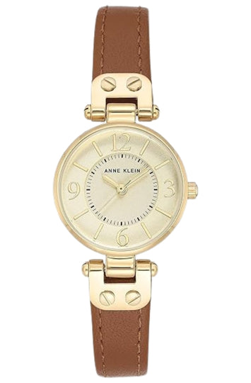 Women's Analog Watch with Leather Strap