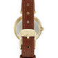 Women's Analog Watch with Leather Strap