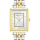 Women's Two-Tone Bracelet Watch with Glitter Detail