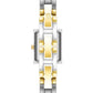 Women's Rectangular Two-Tone Bracelet Watch