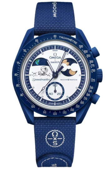 New release: Swatch x Omega Bioceramic Moonswatch Mission To Earthphase Moonshine Gold Snoopy (November)