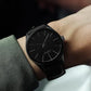 Men's Minimalist Quartz Watch with Leather Band