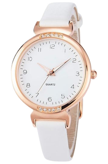 Women's Analog Watch with Silicone Strap