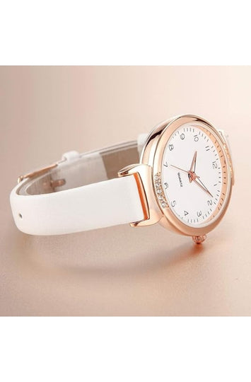 Women's Analog Watch with Silicone Strap