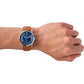 Men's Copeland Quartz Watch with Leather Strap