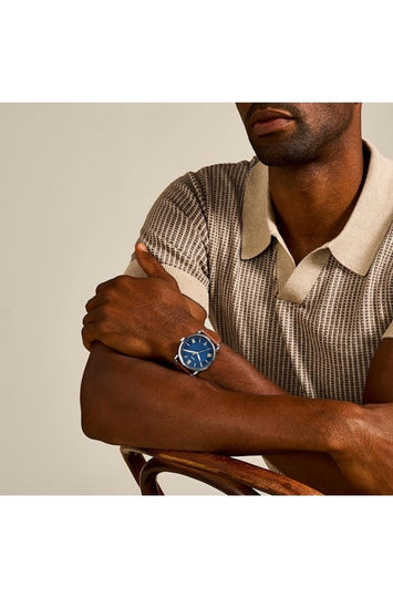 Men's Copeland Quartz Watch with Leather Strap