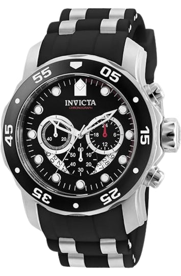 Men's Pro Diver Stainless Steel Quartz Chronograph Watch