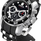 Men's Pro Diver Stainless Steel Quartz Chronograph Watch