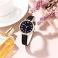 Women's Analog Quartz Watch with Leather Strap