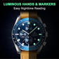 Men's Analog Quartz Chronograph Watch - Waterproof Business Style